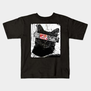 Black Cat Eyes Kids T-Shirt